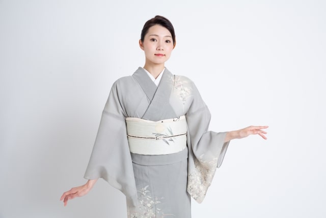訪問着　着用シーン